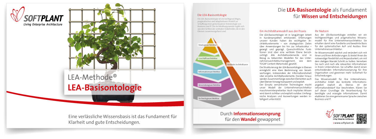 Werbeflyer "LEA-Methode – LEA-Basisontologie"​